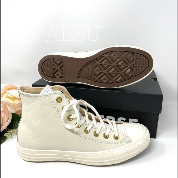 Converse Chuck Taylor AS Hight Top Egret Leather W - Picture 5 of 8